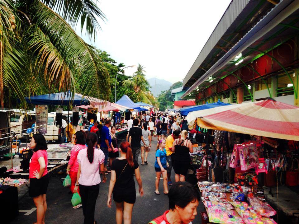 Batu Ferringhi Night Market Penang Seaview